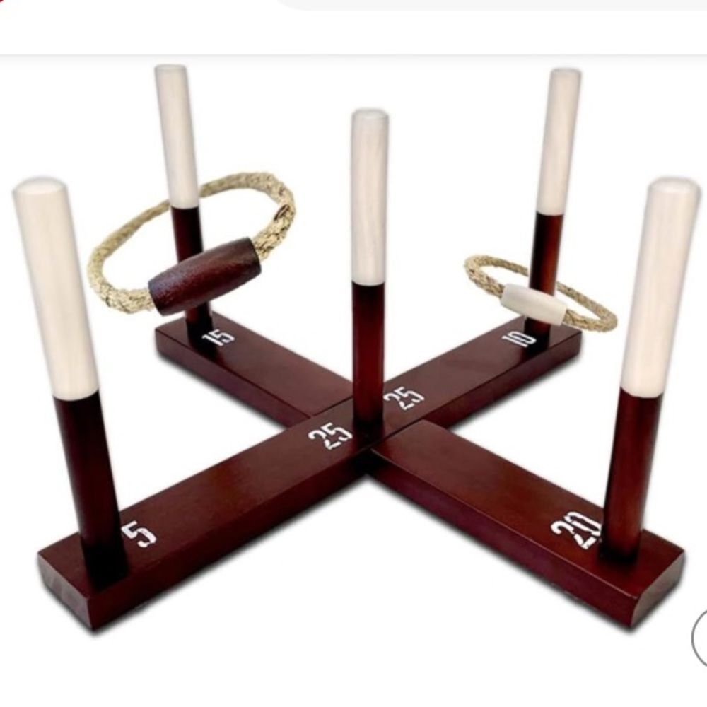 SWOOC Games - Rustic Ring Toss Game (All Weather), NEW with carry bag, sealed